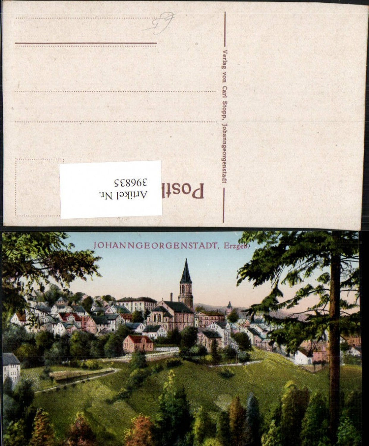 396835,Johanngeorgenstadt im Erzgebirge Totale
