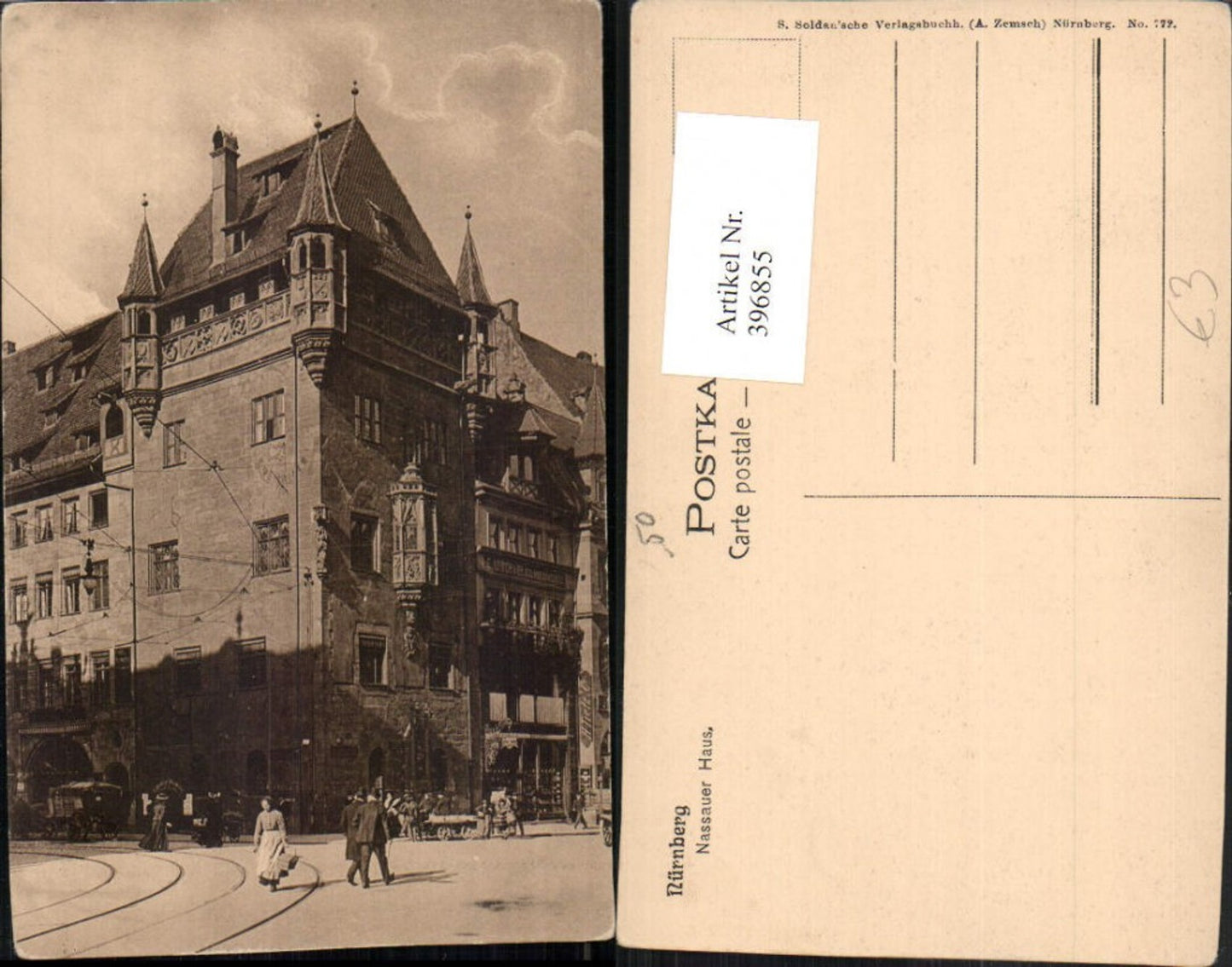 396855,Nürnberg Nassauer Haus Gebäude Erker