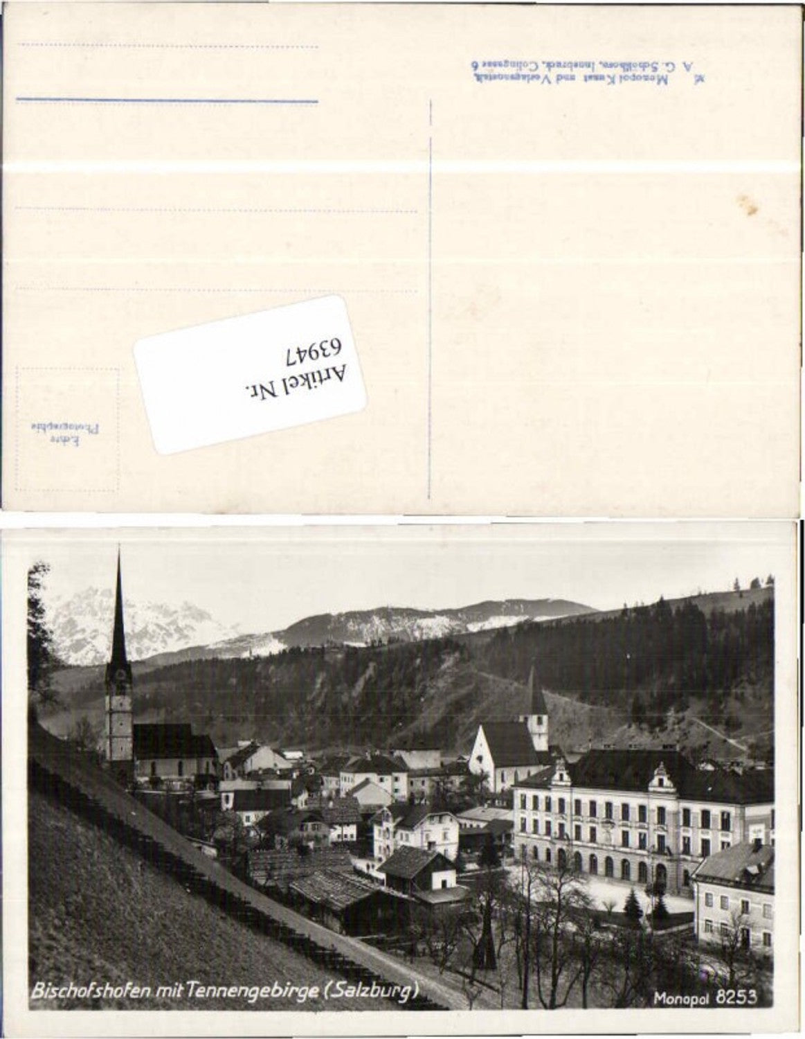 Alte Ansichtskarte – Old Postcard