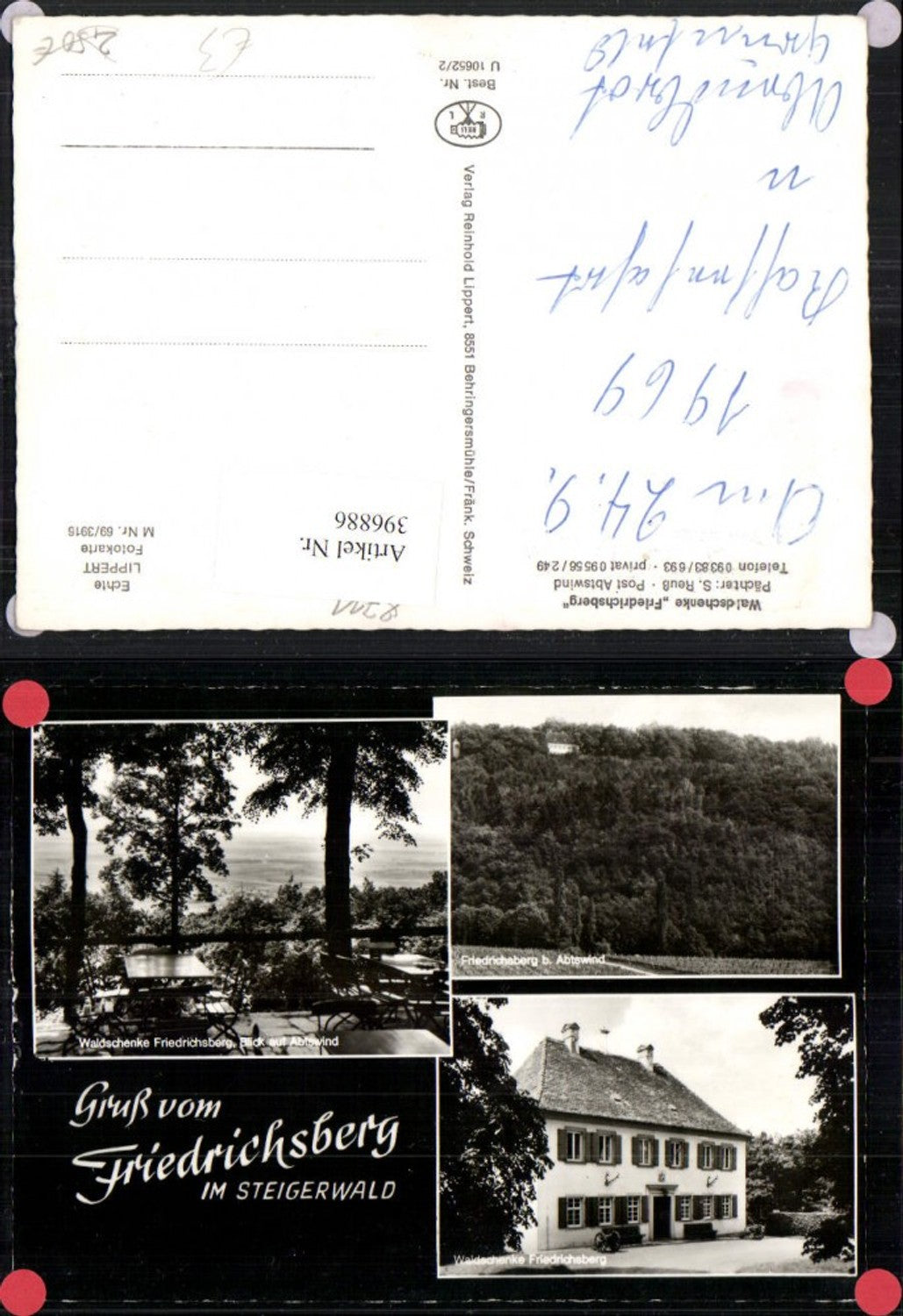 396886,Friedrichsberg im Steigerwald Waldschenke Terrasse Mehrbildkarte