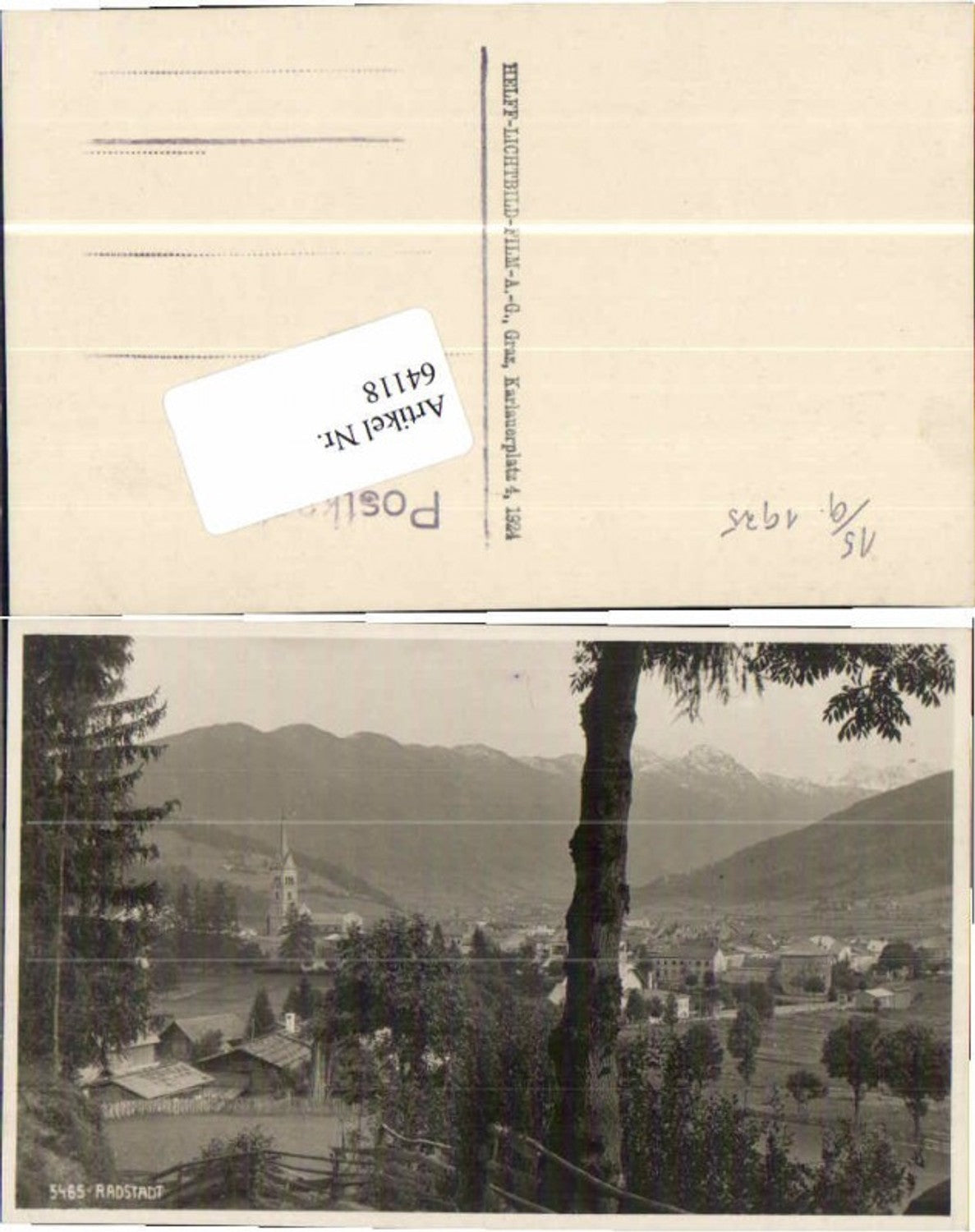 Alte Ansichtskarte – Old Postcard