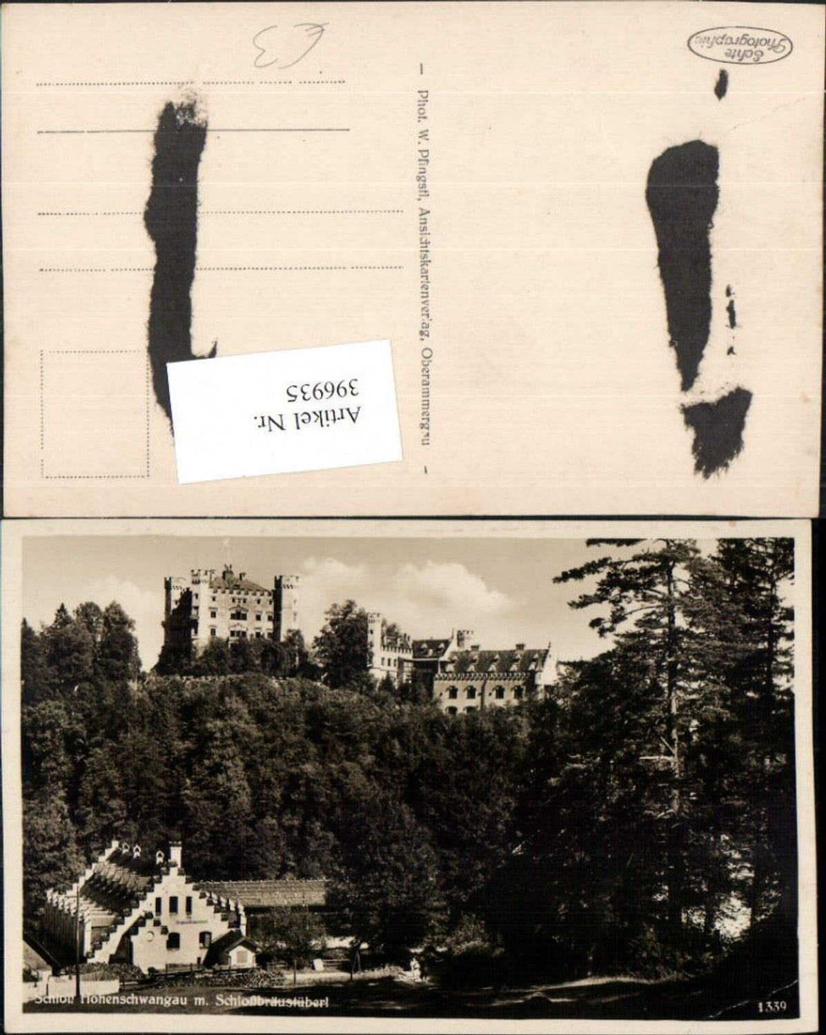396935,Schloss Hohenschwangau m. Schlossbräustüberl b. Füssen