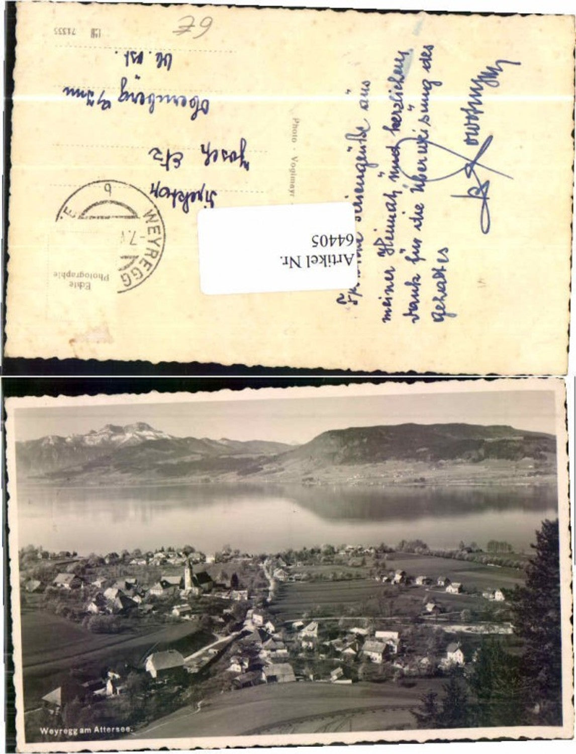 64405,Weyregg am Attersee 1935