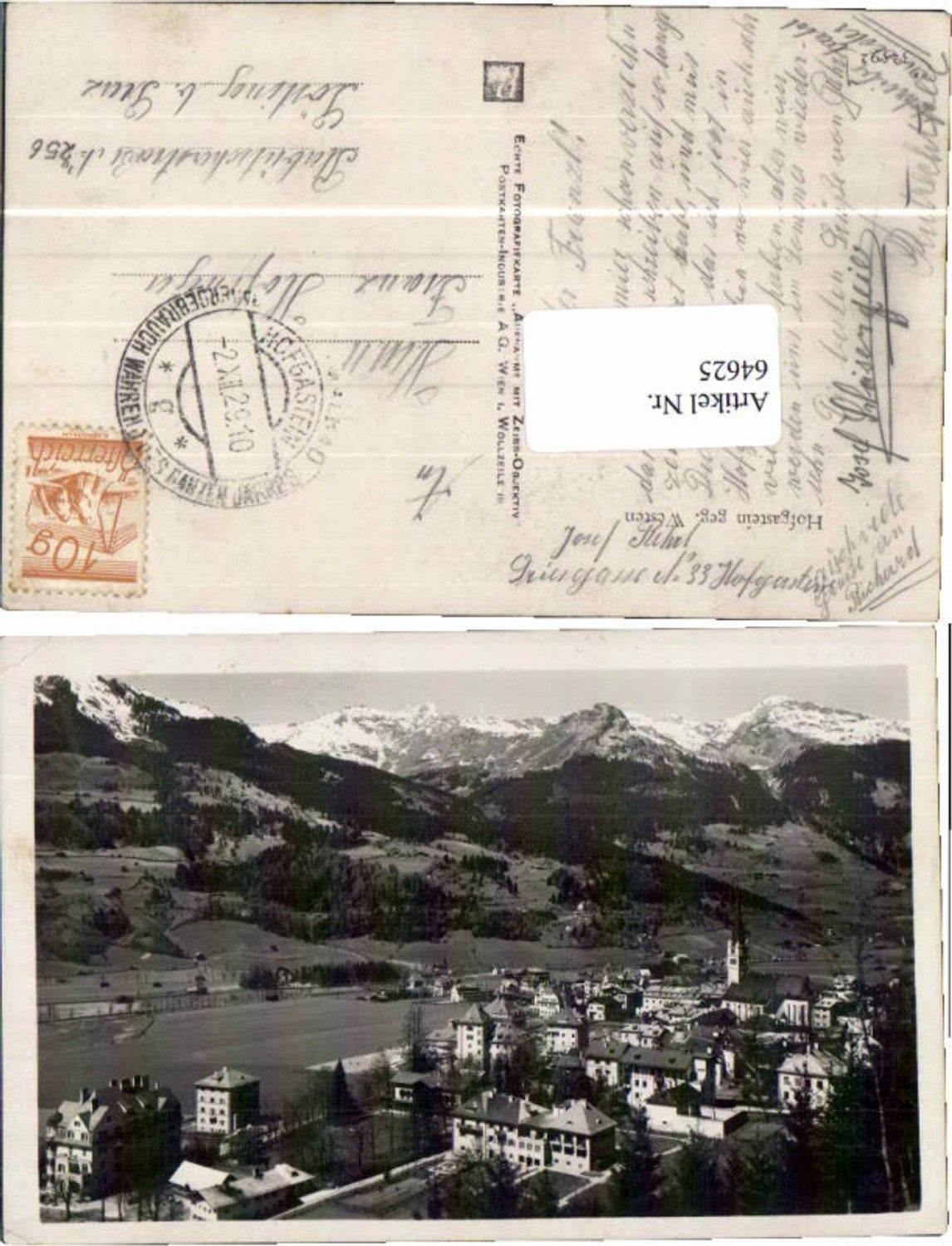 Alte Ansichtskarte – Old Postcard