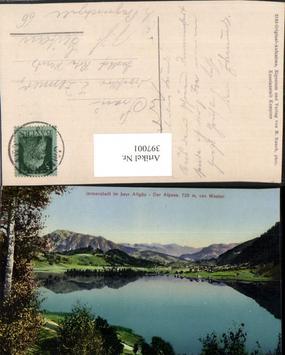 397001,Immenstadt im Allgäu Alpsee See Bergkulisse