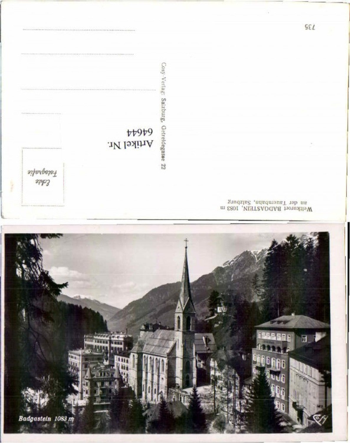 Alte Ansichtskarte – Old Postcard