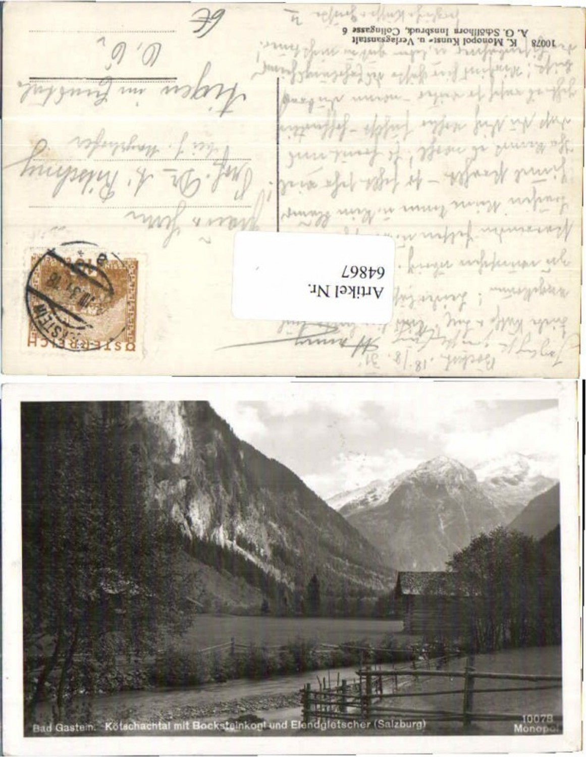 Alte Ansichtskarte – Old Postcard