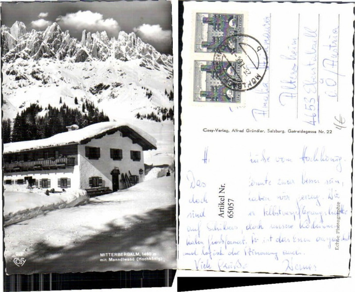 Alte Ansichtskarte – Old Postcard