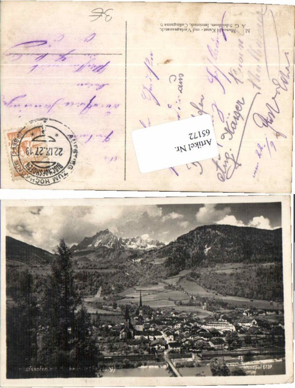 Alte Ansichtskarte – Old Postcard