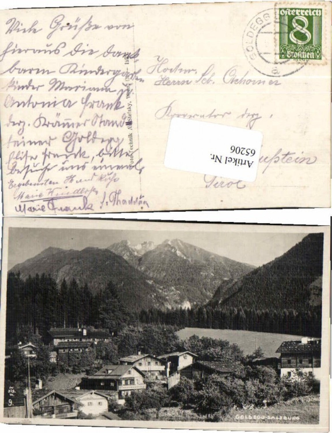 Alte Ansichtskarte – Old Postcard