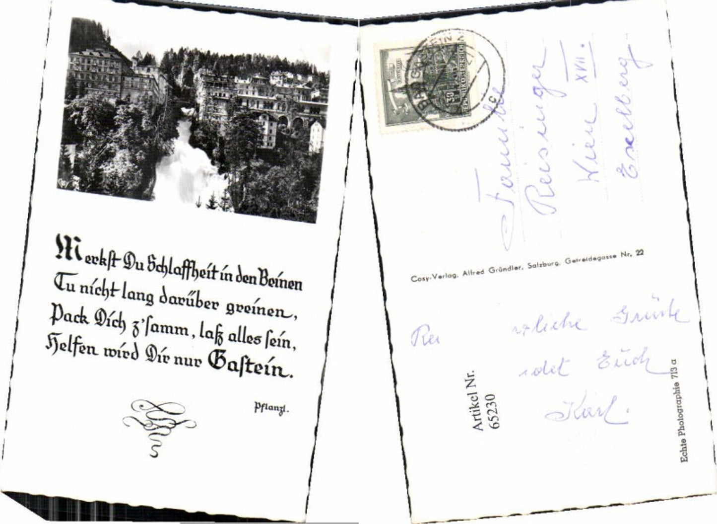 Alte Ansichtskarte – Old Postcard