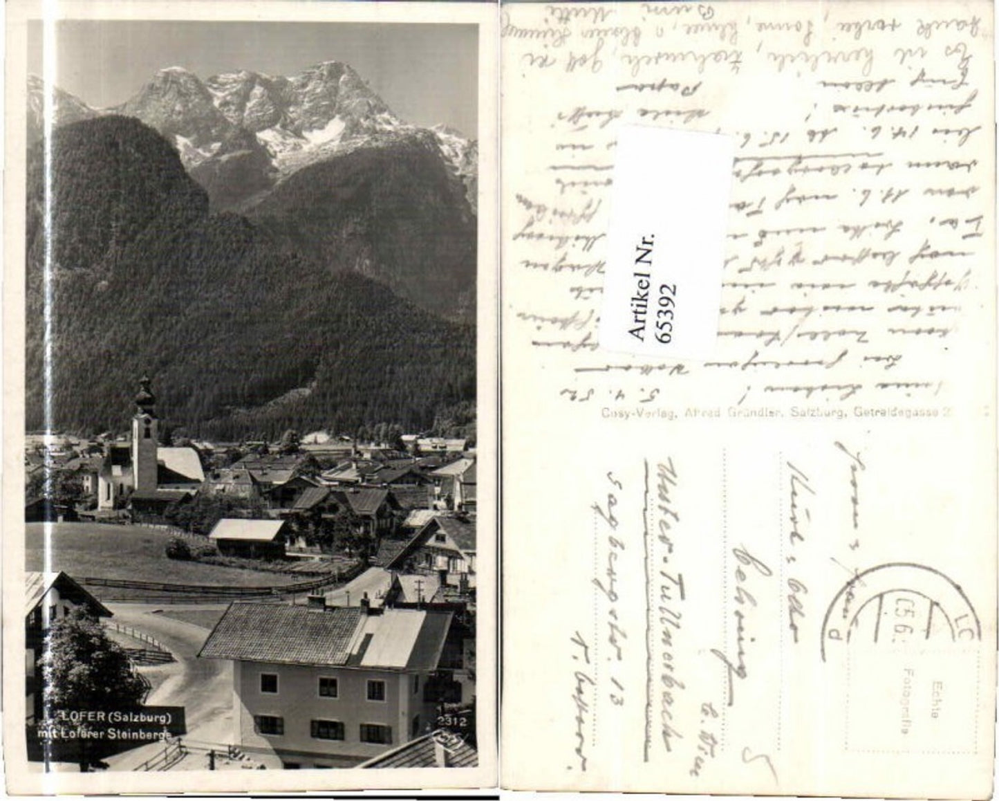 65392,Lofer Teilansicht im Ort pub Cosy 2312