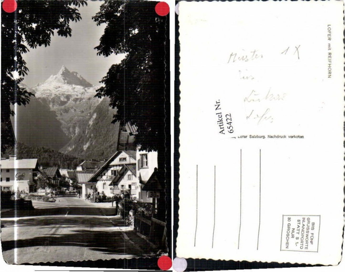 65422,Lofer Strassenansicht im Ort