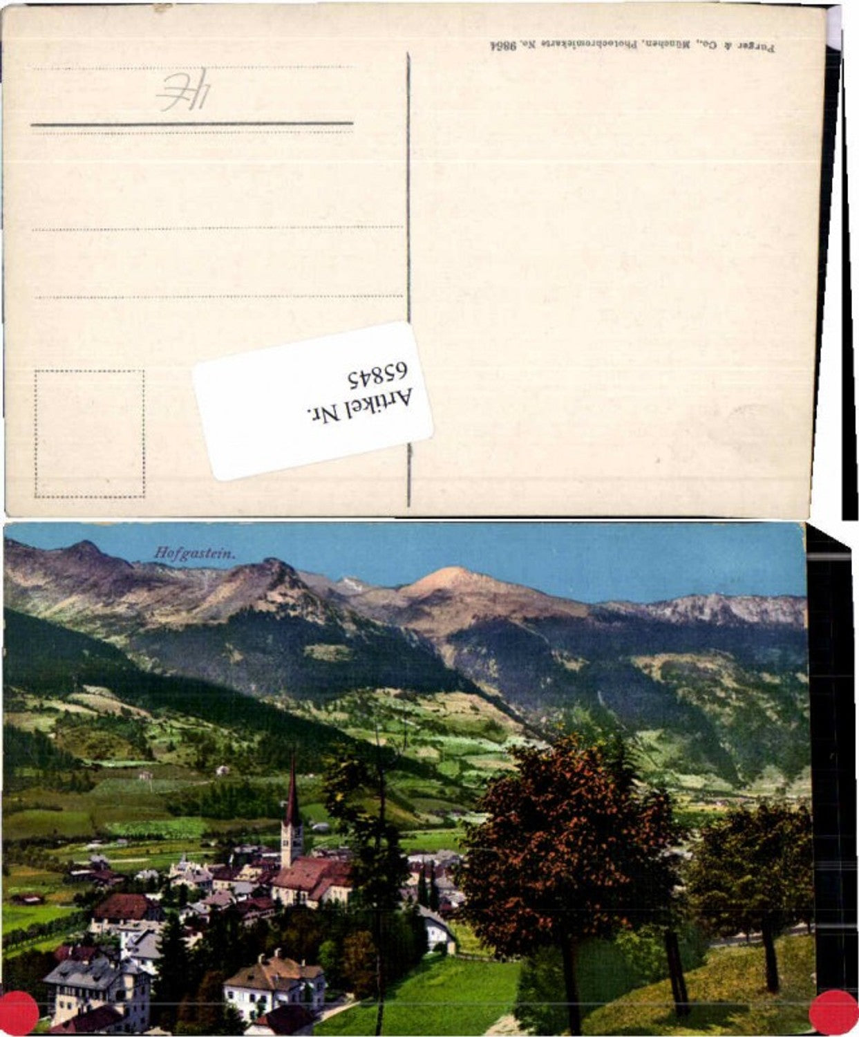 65845,Hofgastein Schöne Totale Purger Co 9864