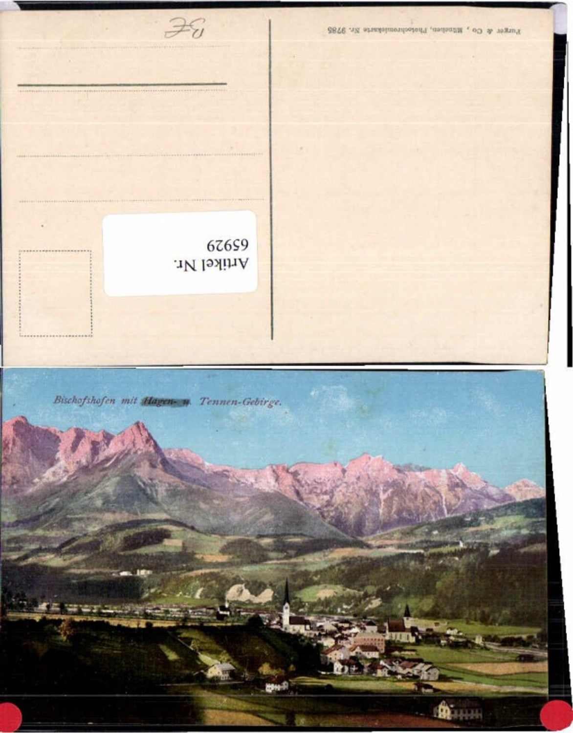65929,Bischofshofen Tolle Karte Purger Co 9785