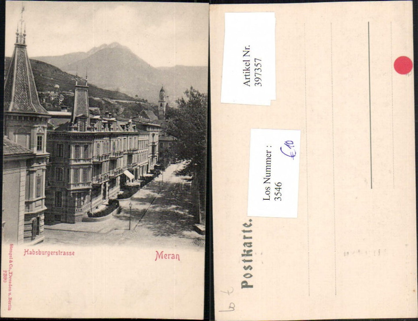 Alte Ansichtskarte – Old Postcard