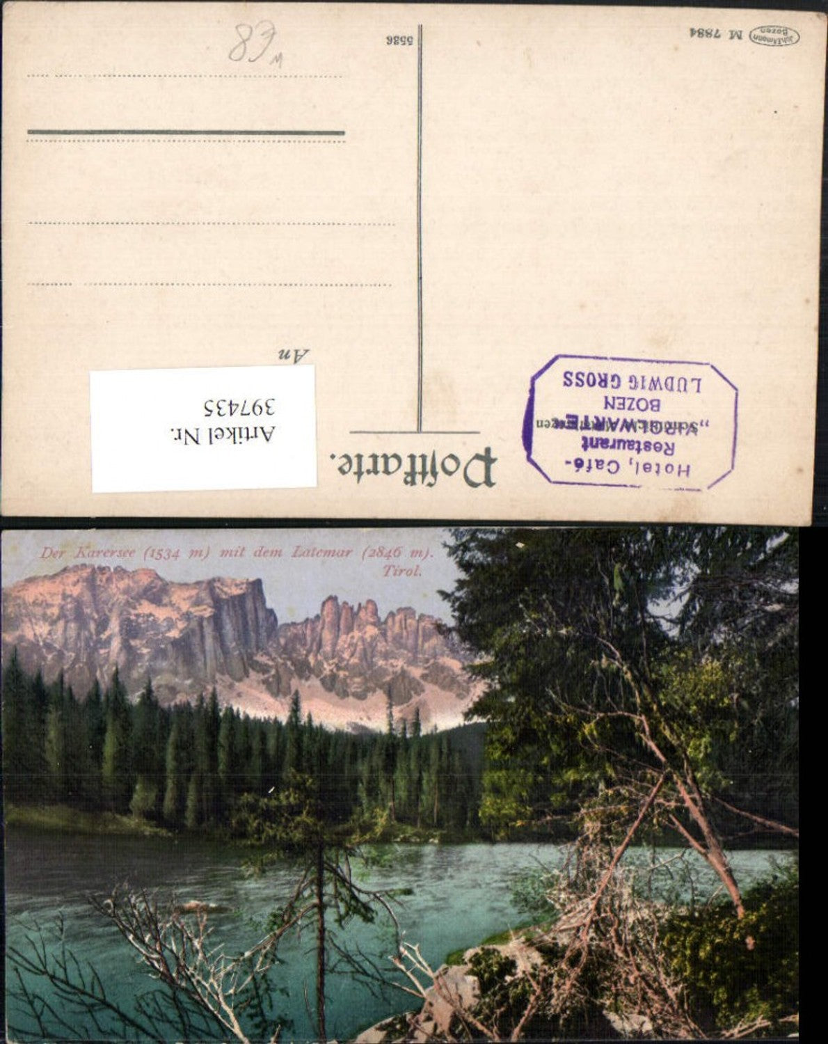 Alte Ansichtskarte – Old Postcard