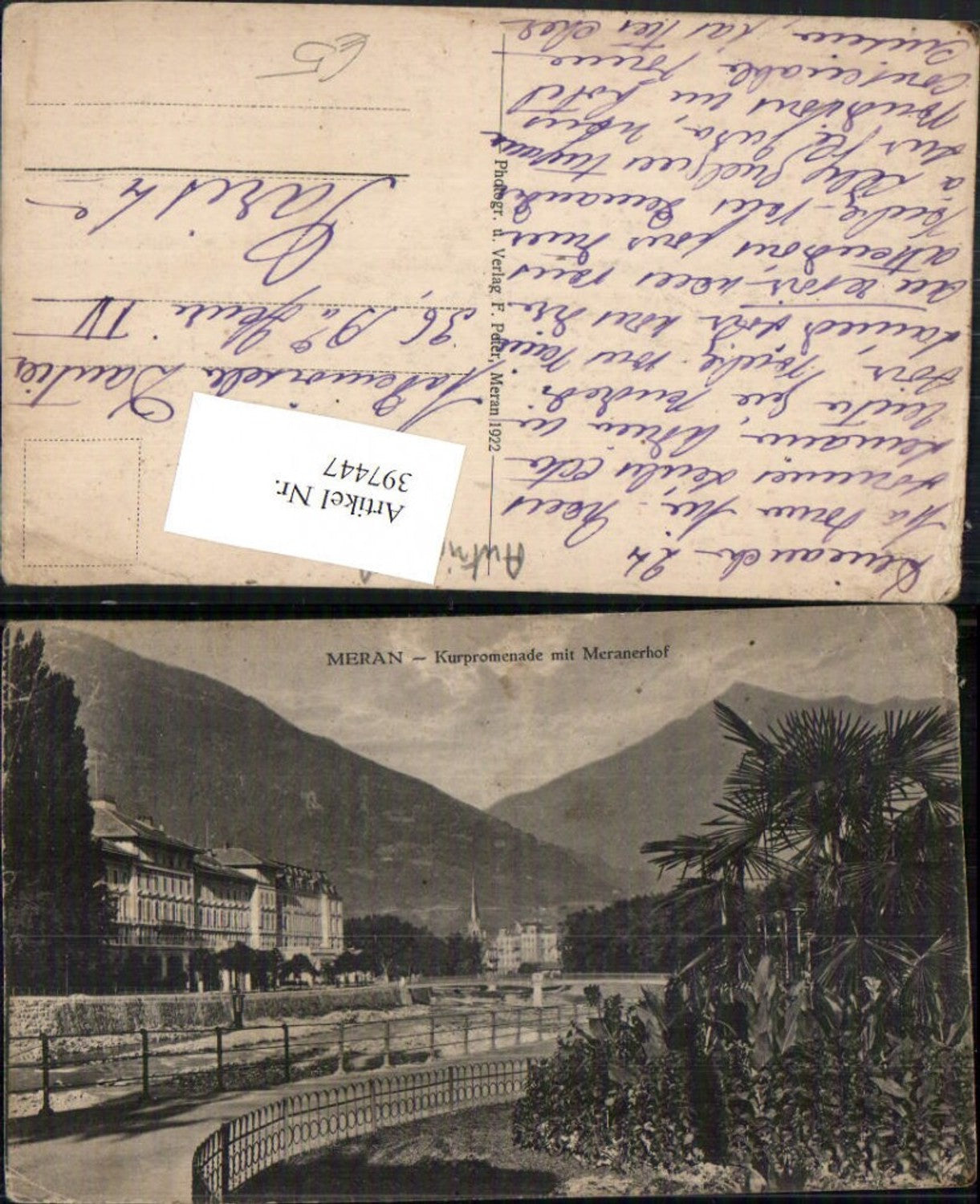 Alte Ansichtskarte – Old Postcard