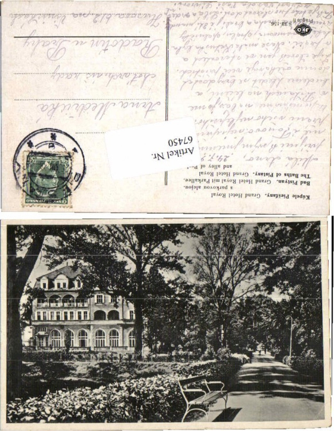 Alte Ansichtskarte – Old Postcard