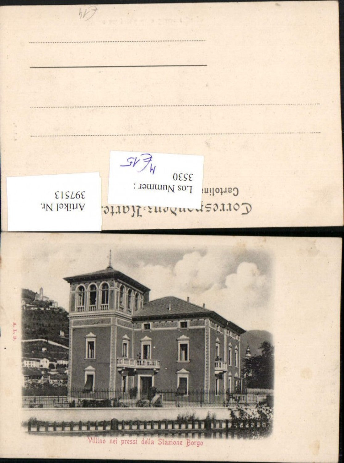 Alte Ansichtskarte – Old Postcard