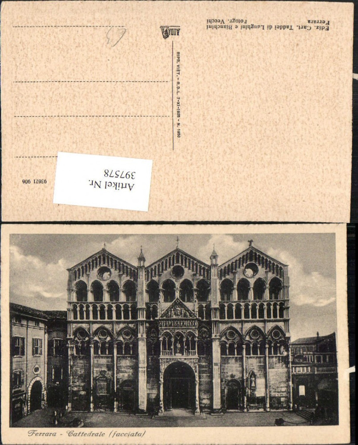 Alte Ansichtskarte – Old Postcard