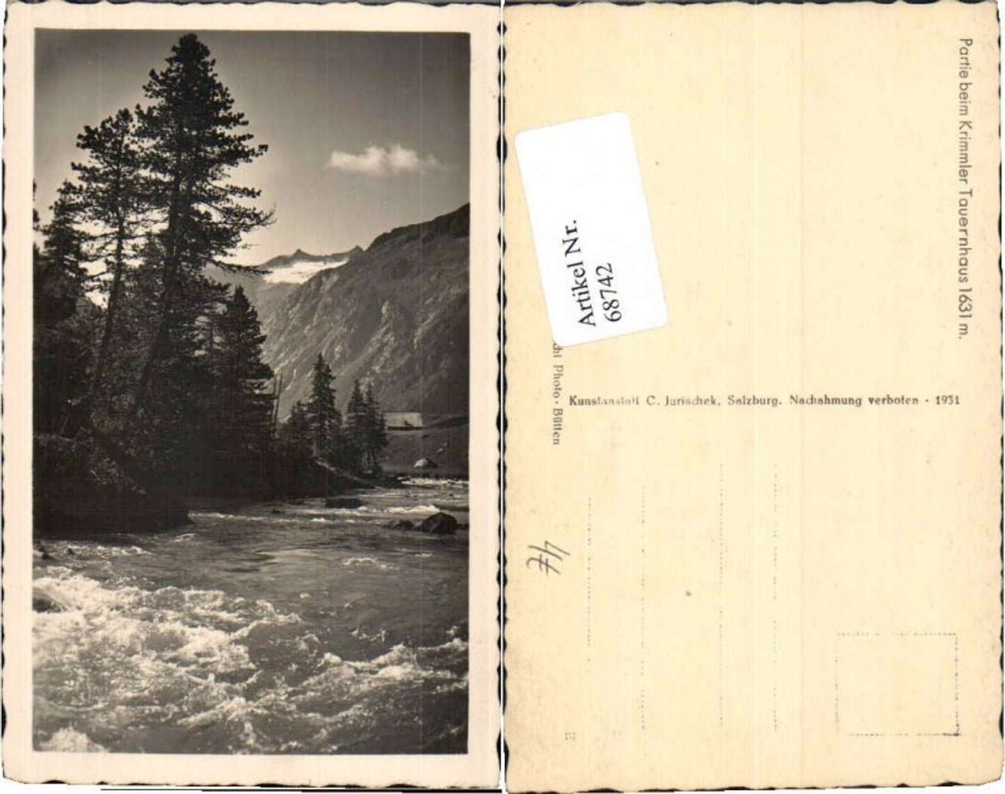 68742,Partie b. Krimmler Tauernhaus krimml