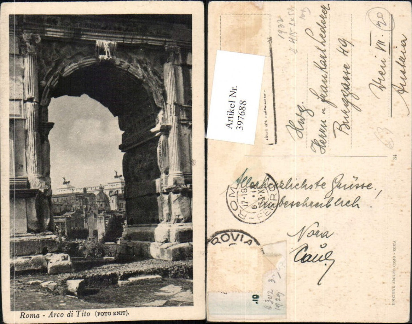 Alte Ansichtskarte – Old Postcard