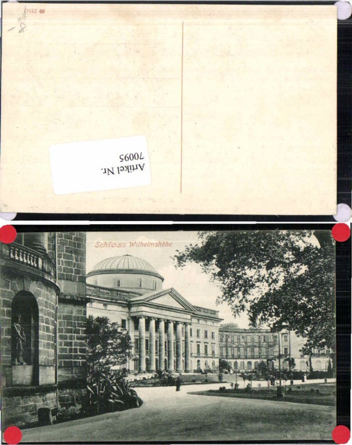 70095,Schloss Wilhelmshöhe Cassel Kassel 1910