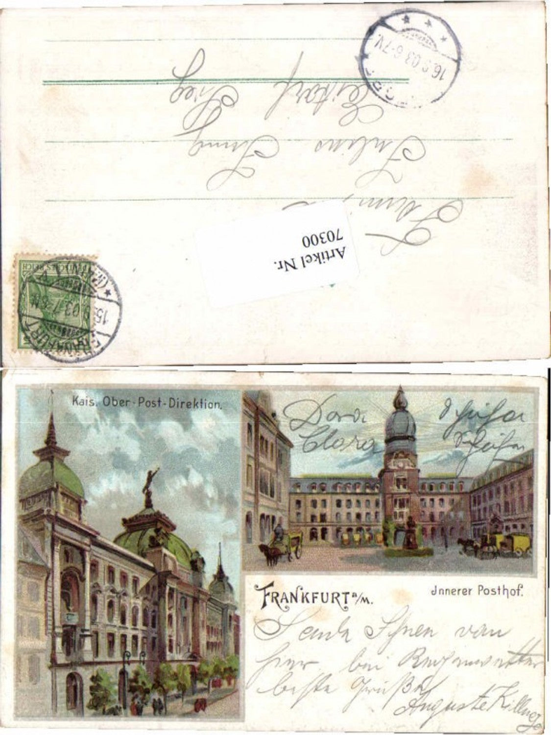 70300,Super Litho Frankfurt am Main Posthof Direktion