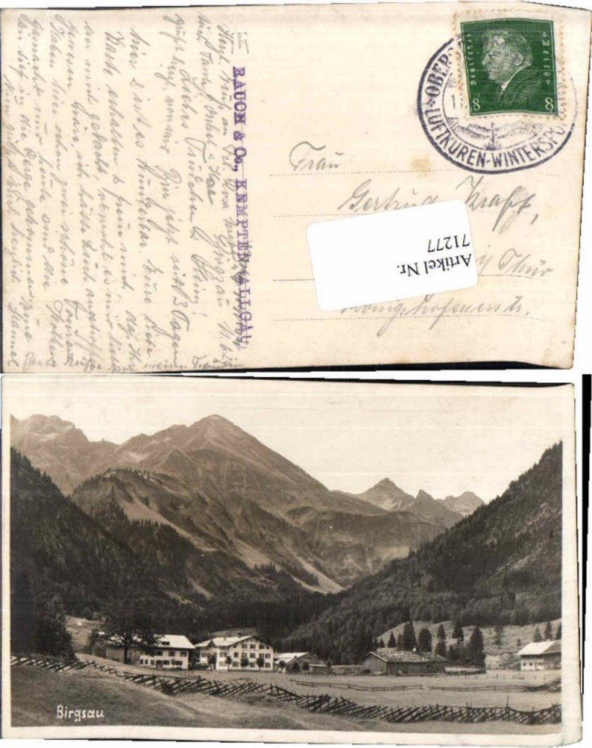 71277,FotoAK Birgsau bei Oberstdorf Oberallgäu