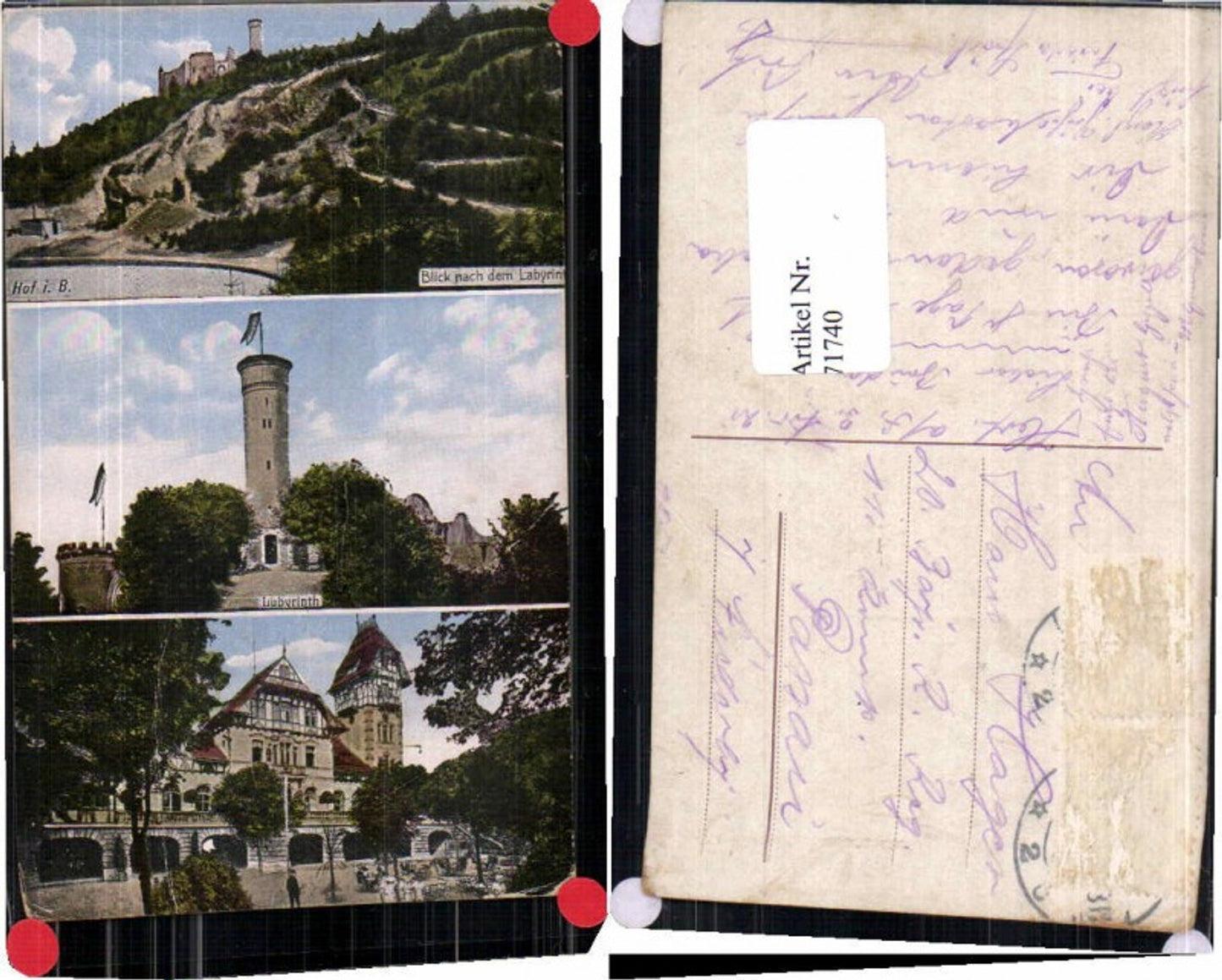 71740,Hof in Bayern Labyrinth Gasthaus Theresienstein