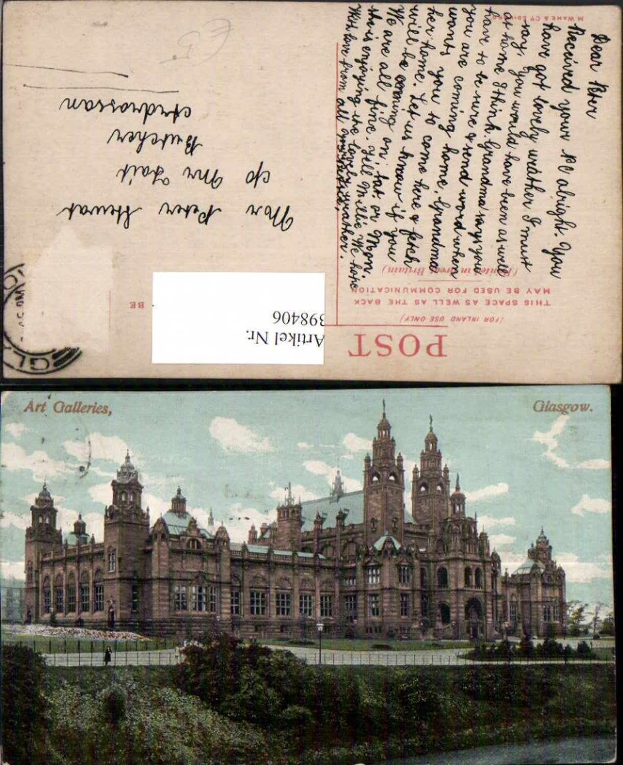 Alte Ansichtskarte – Old Postcard