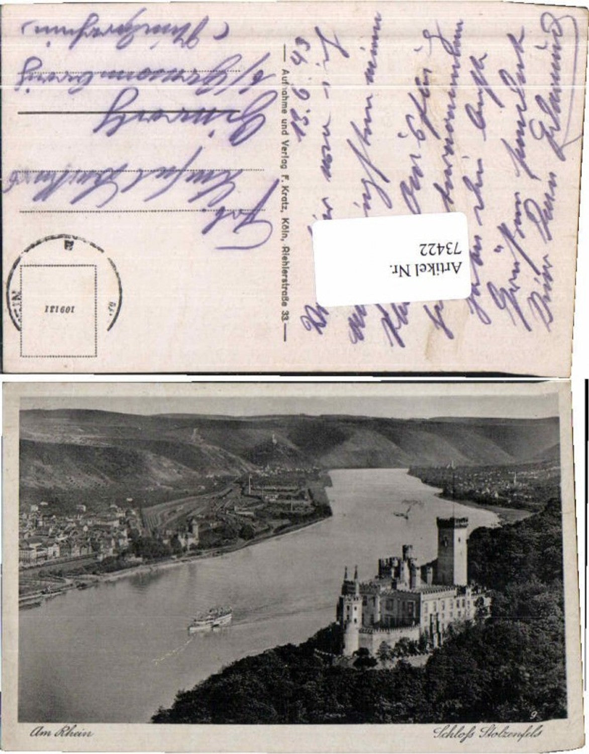 73422,Stolzenfels Capellen am Rhein Koblenz