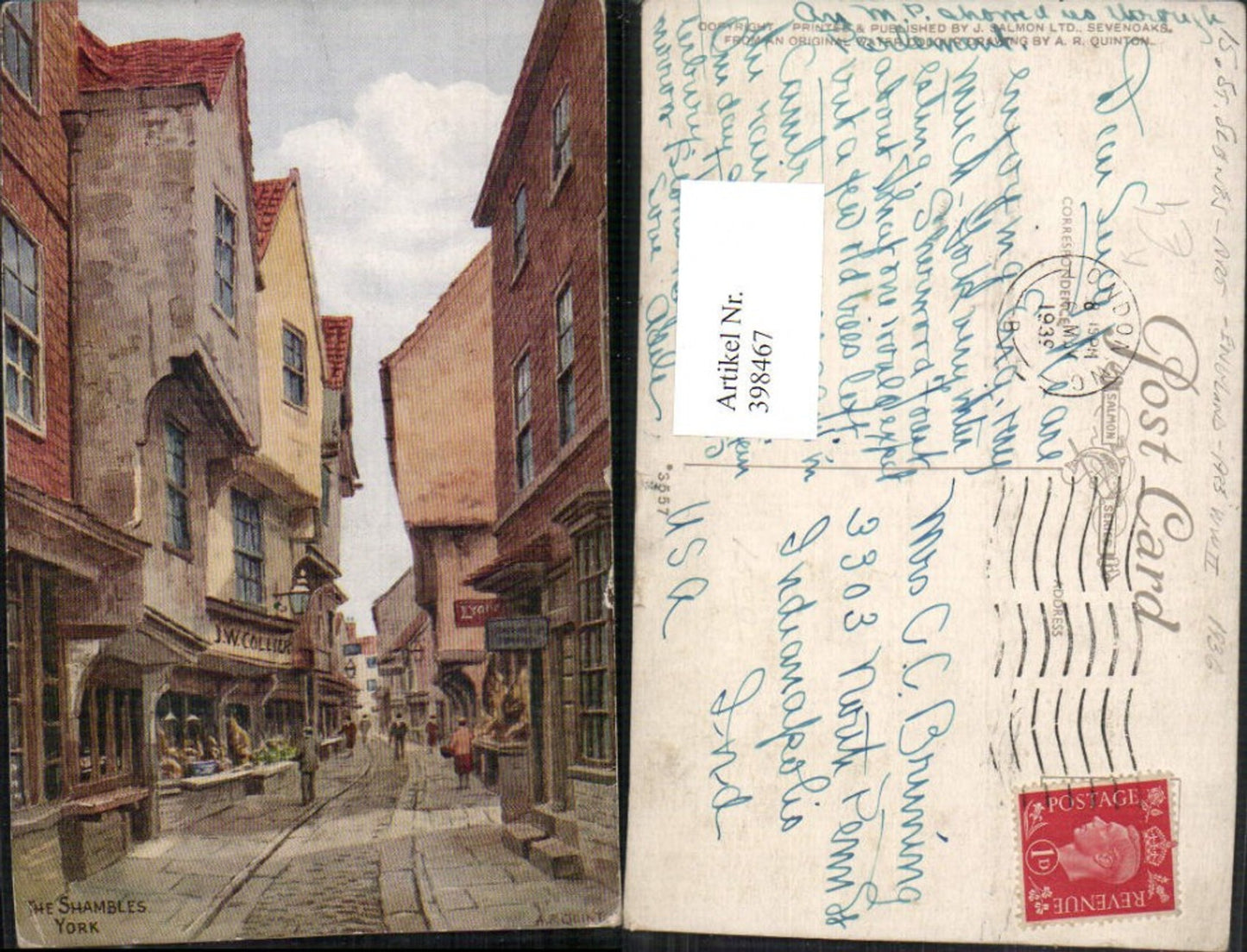 Alte Ansichtskarte – Old Postcard