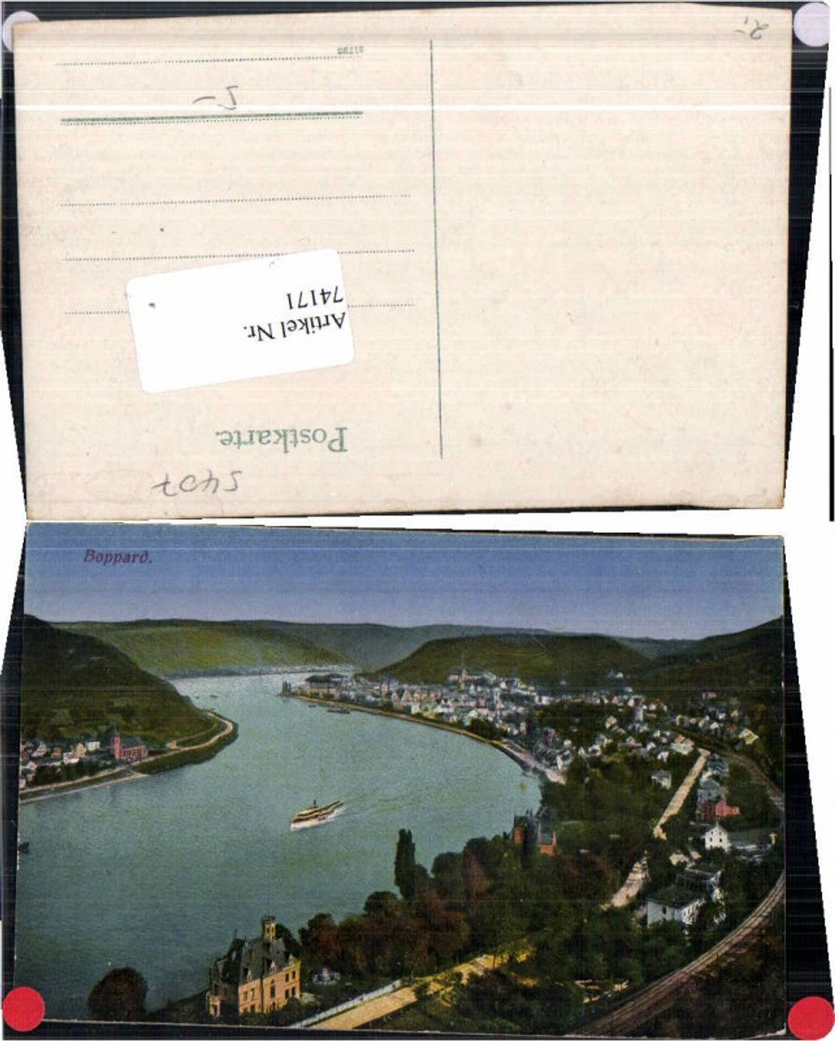 74171,Boppard am Rhein um 1920