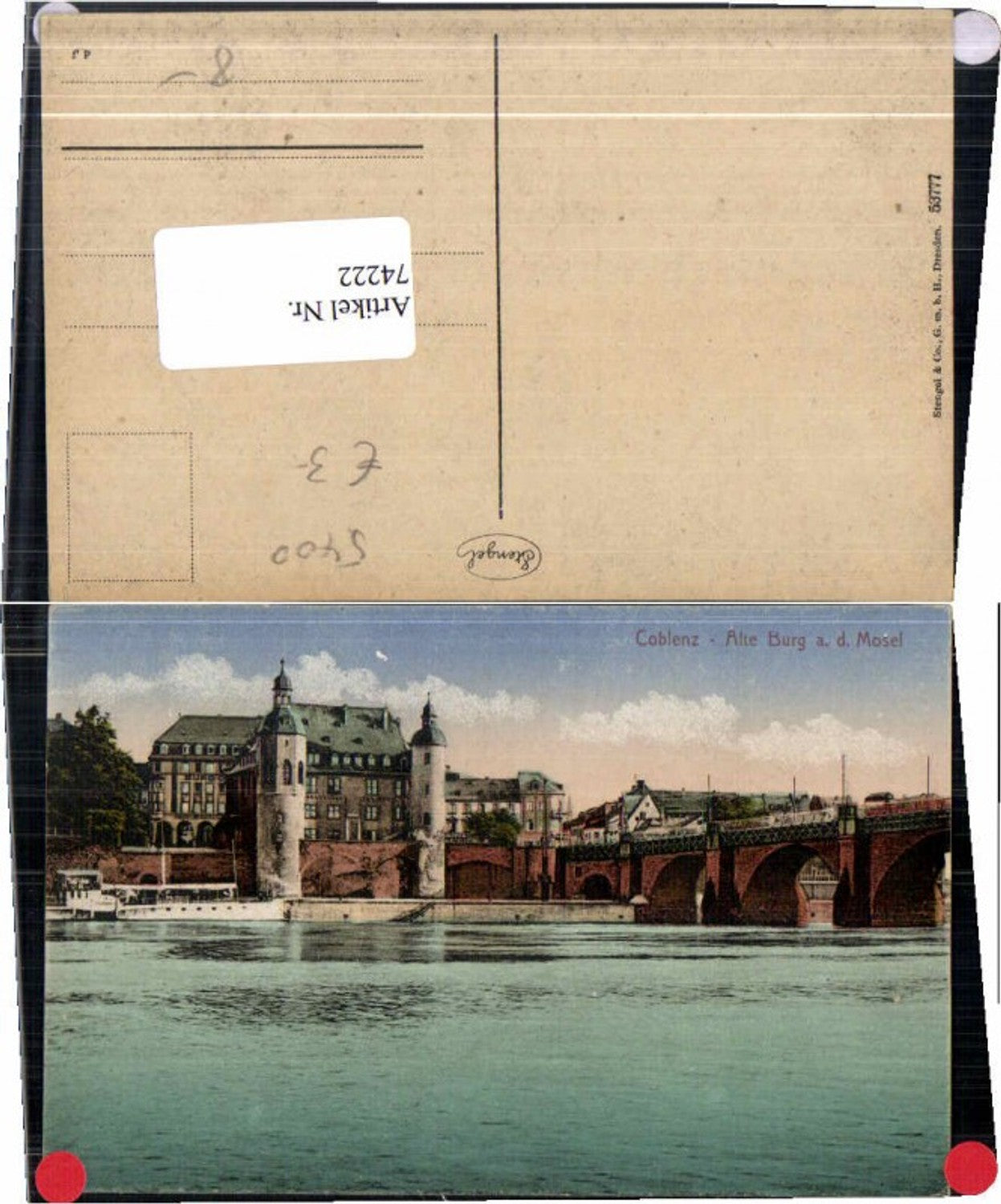 74222,Coblenz Koblenz Burg a.d. Mosel