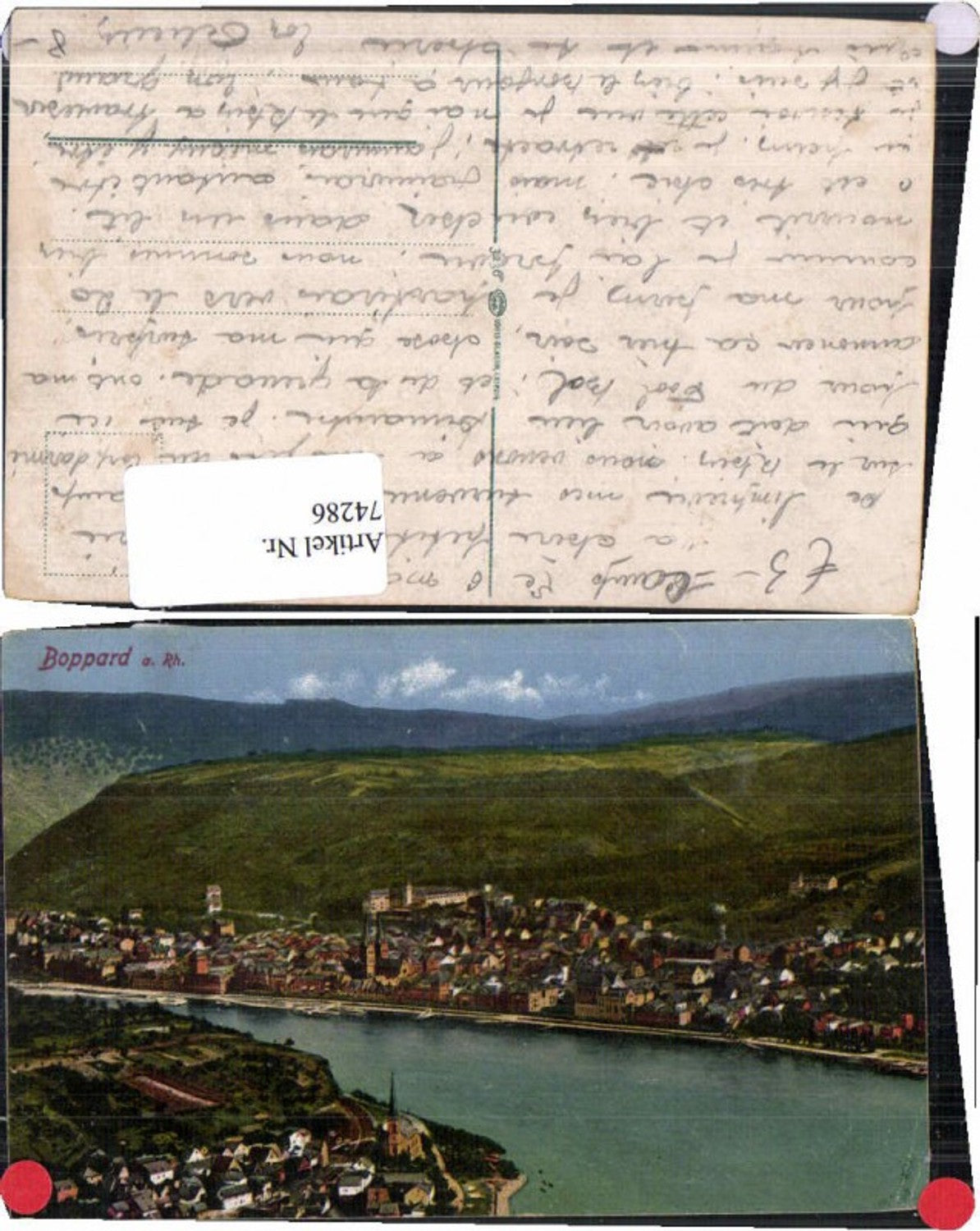 74286,Boppard am Rhein Totale 1920