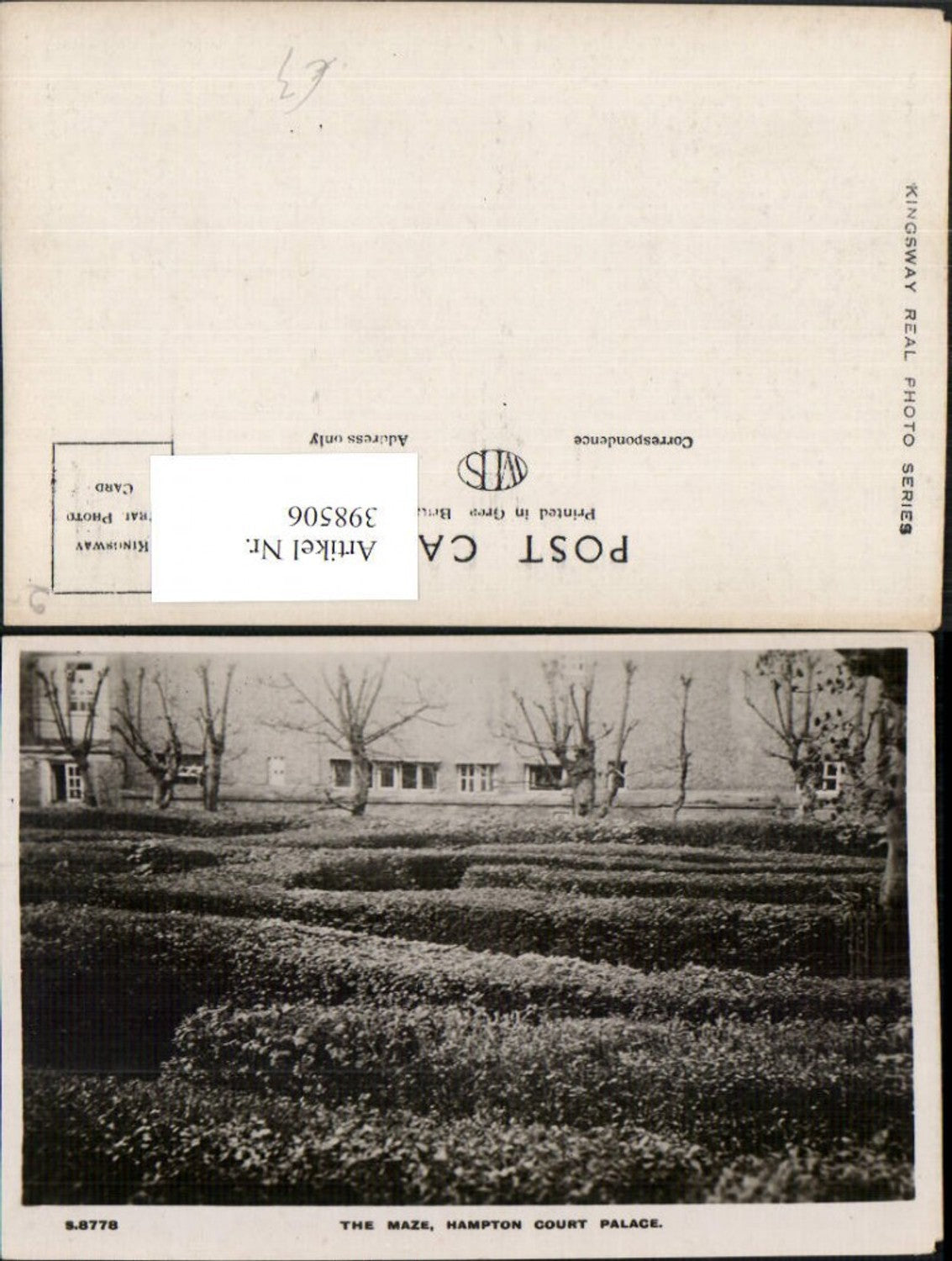 Alte Ansichtskarte – Old Postcard