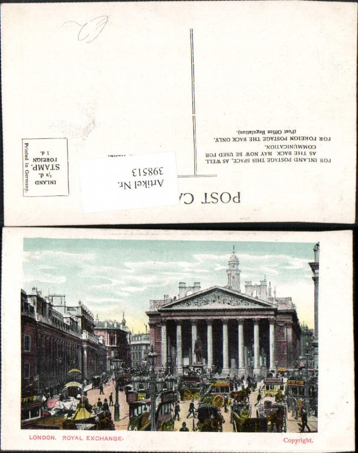 Alte Ansichtskarte – Old Postcard