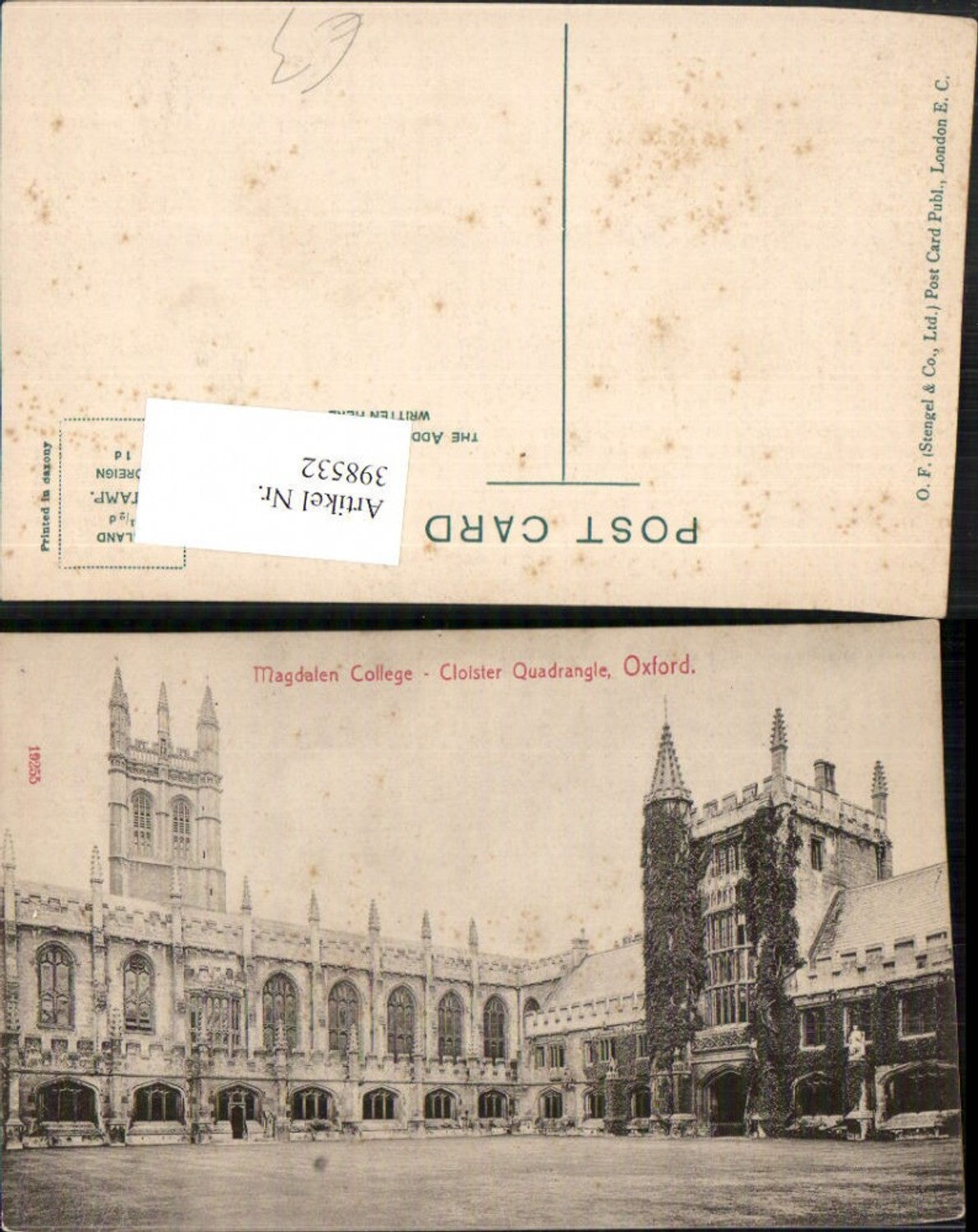 Alte Ansichtskarte – Old Postcard