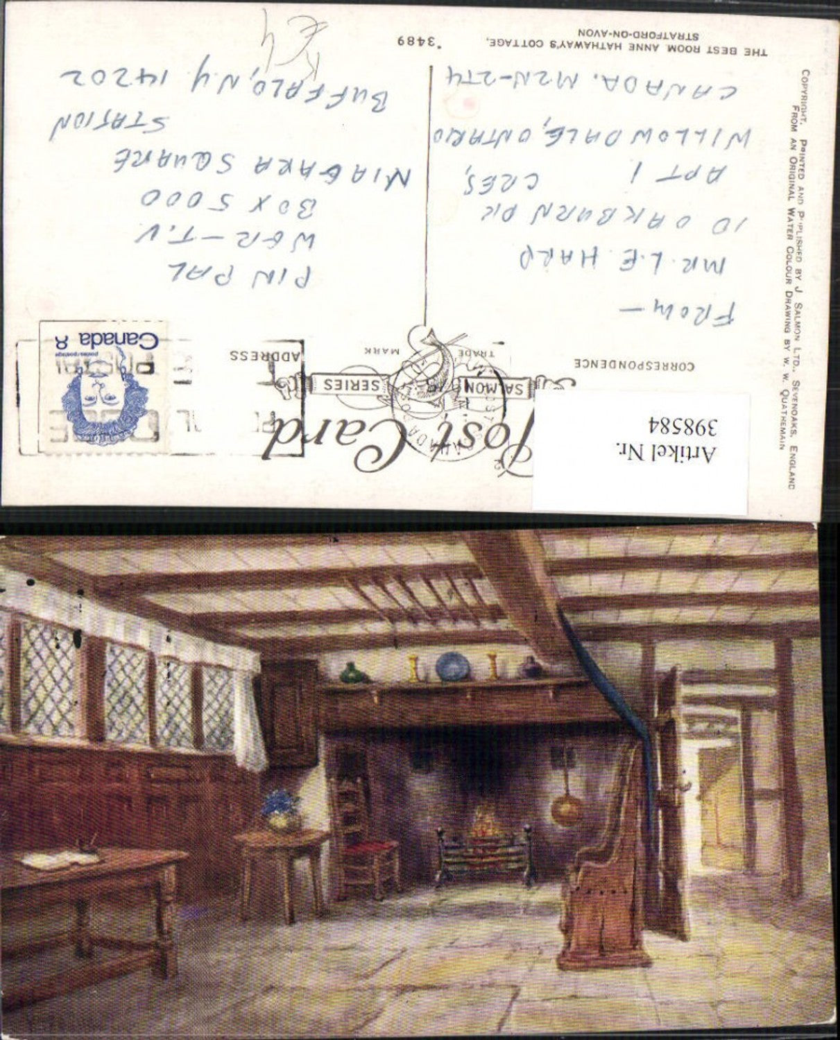 Alte Ansichtskarte – Old Postcard