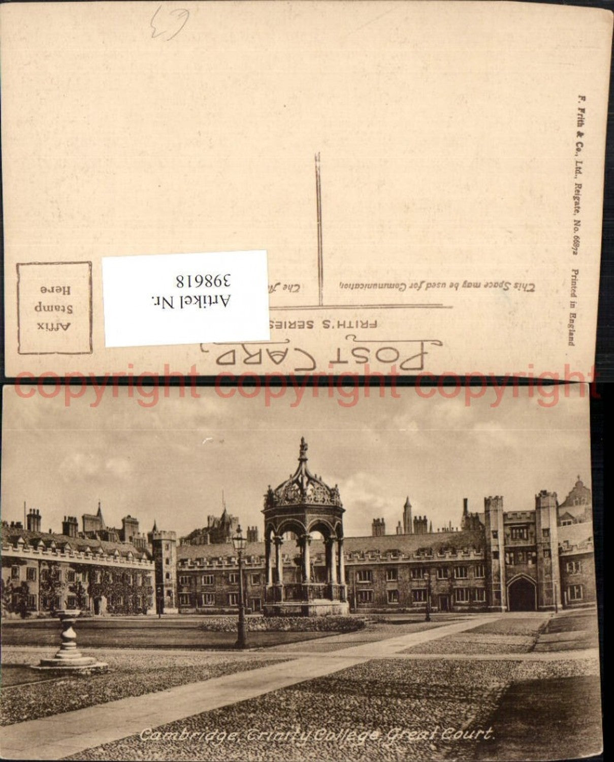 Alte Ansichtskarte – Old Postcard