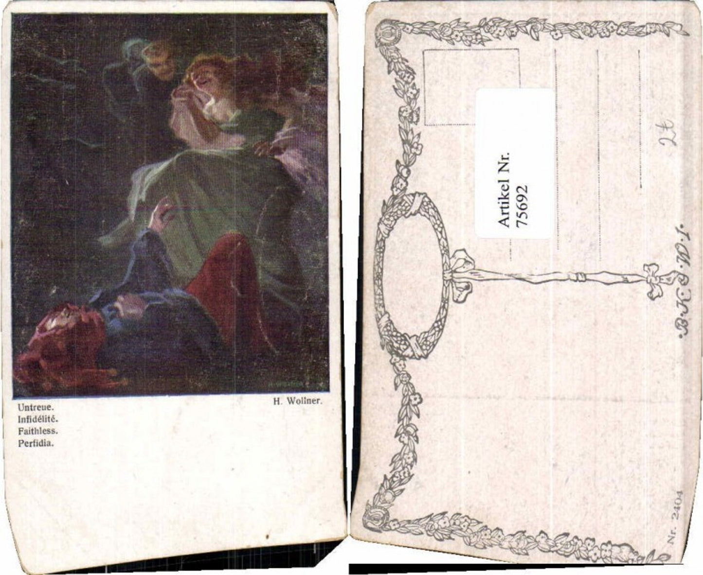75692,H. Wollner Untreue Frau im Vergnügen B.K.W.I