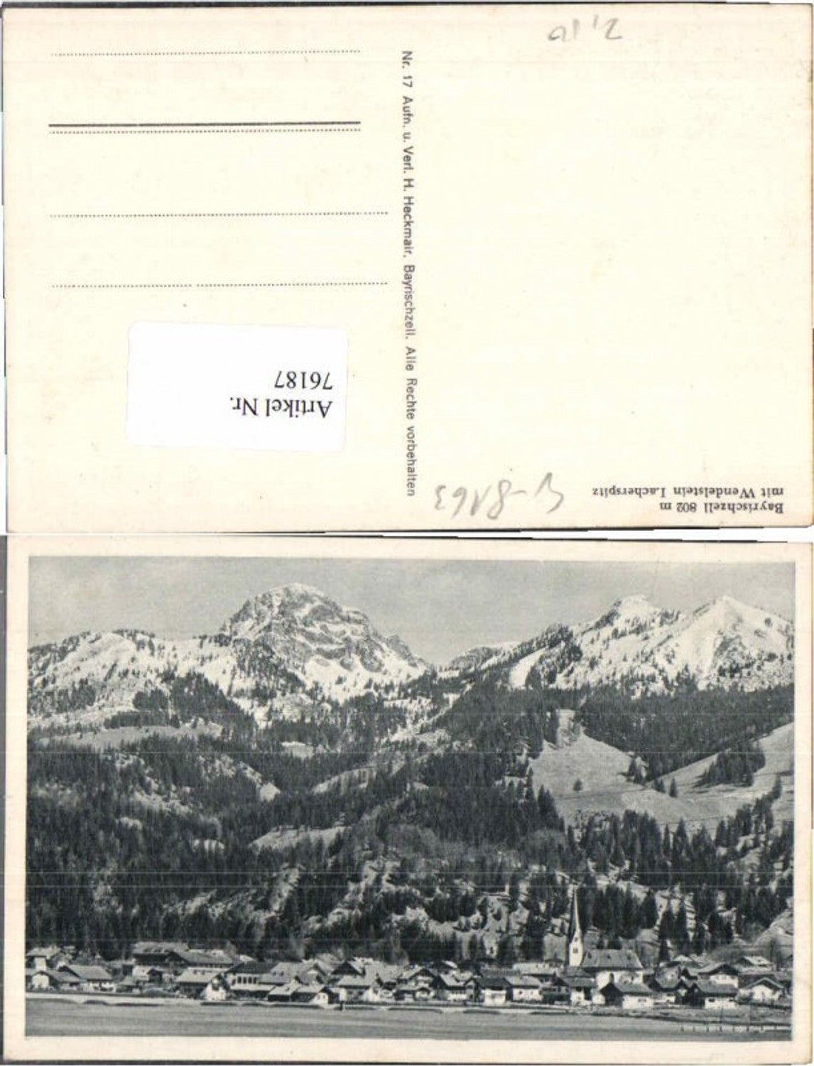 76187,Bayrischzell Totale