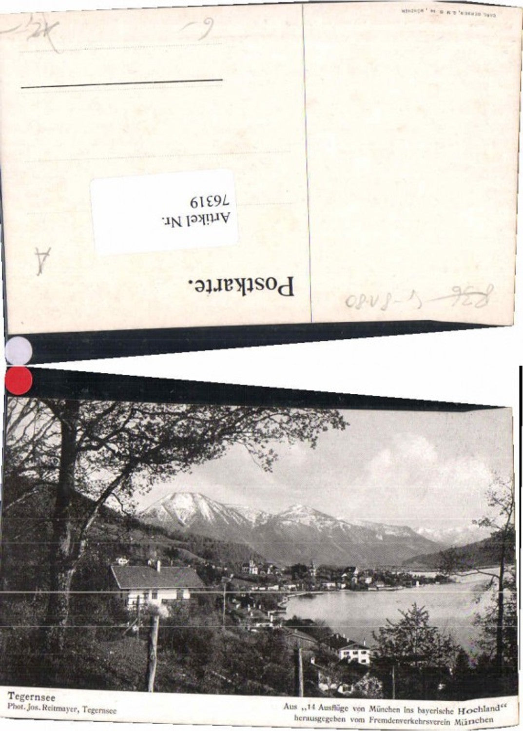 76319,Tegernsee Partie im Ort 1910