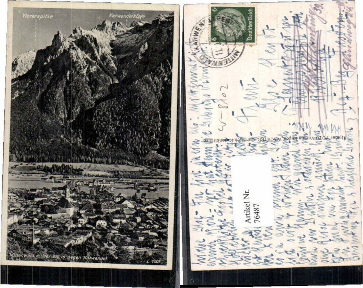76487,Mittenwald a.d. Isar 1938