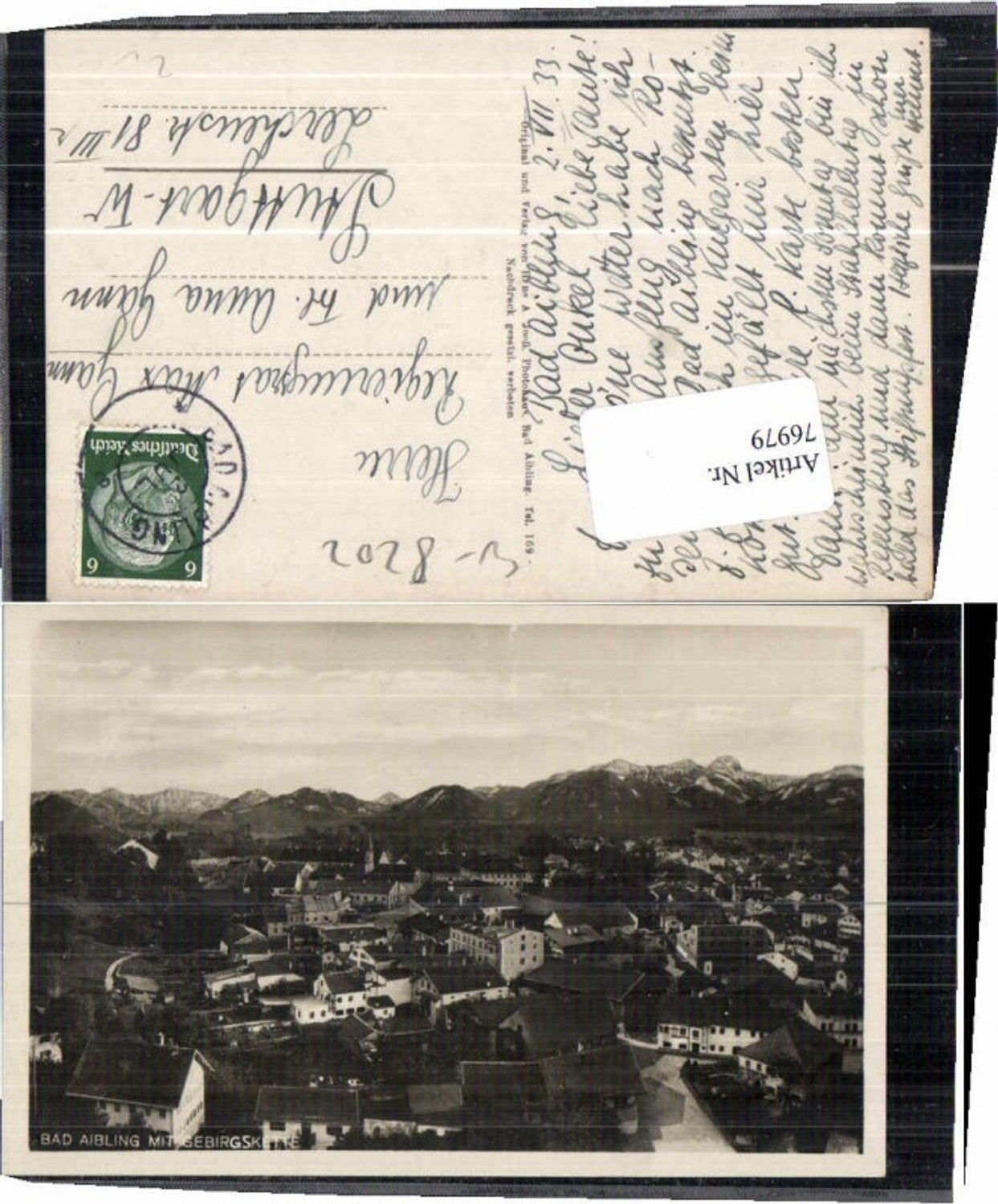 76979, Bad Aibling, partial view 1938