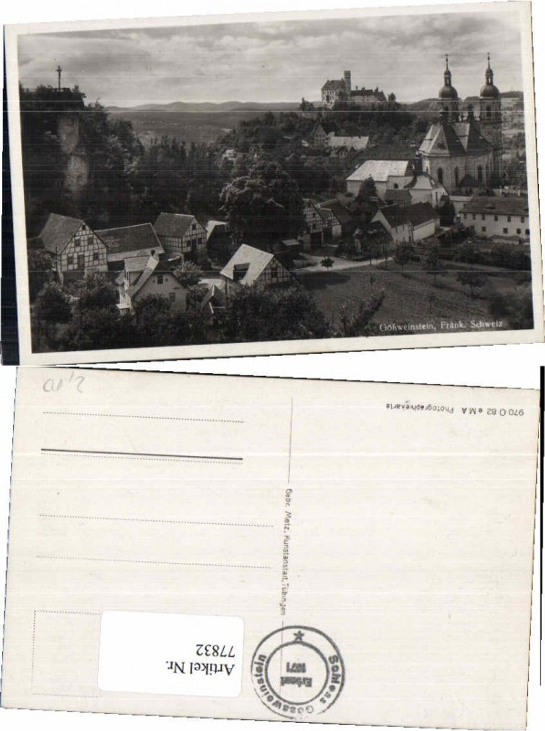 77832,Gößweinstein Fränkische Schweiz