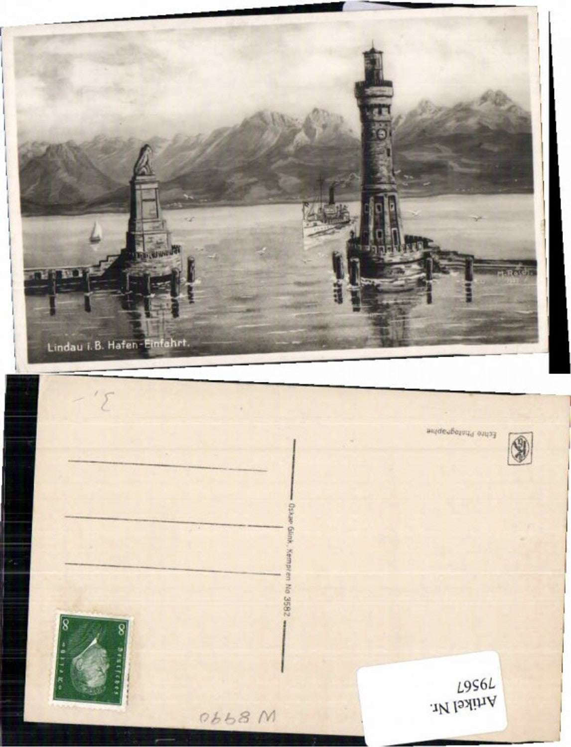 79567, Lindau on Lake Constance, harbor, lighthouse