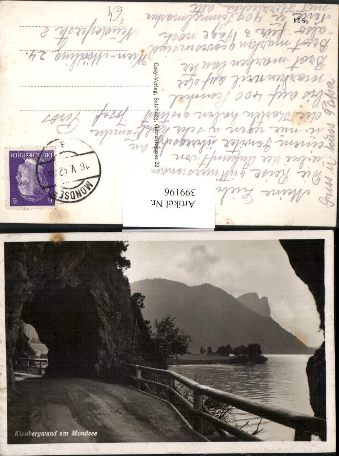 399196,Kienbergwand am Mondsee Straße Tunnel pub Cosy